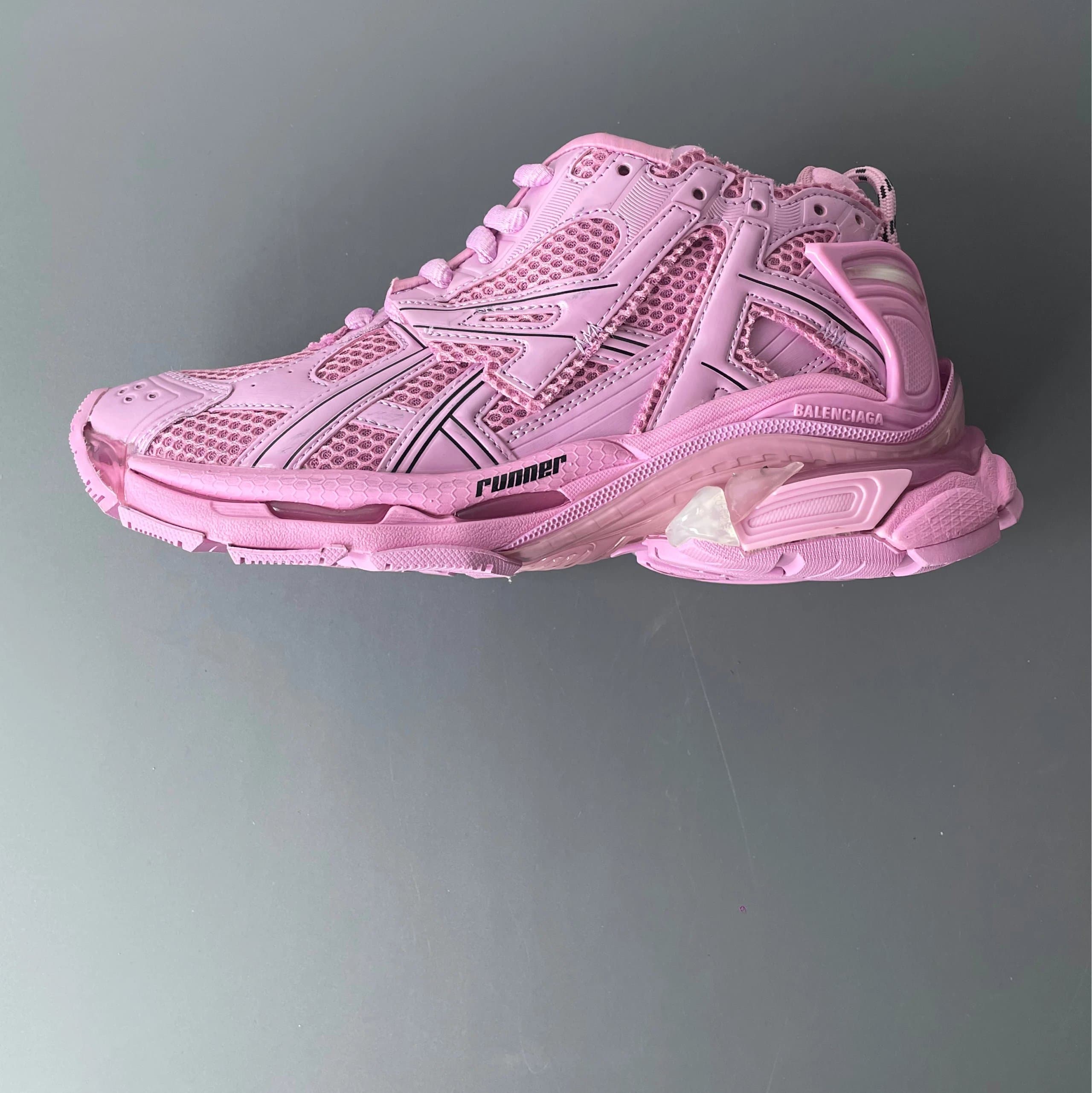 Balenciaga Speed Trainer Runner — 粉红