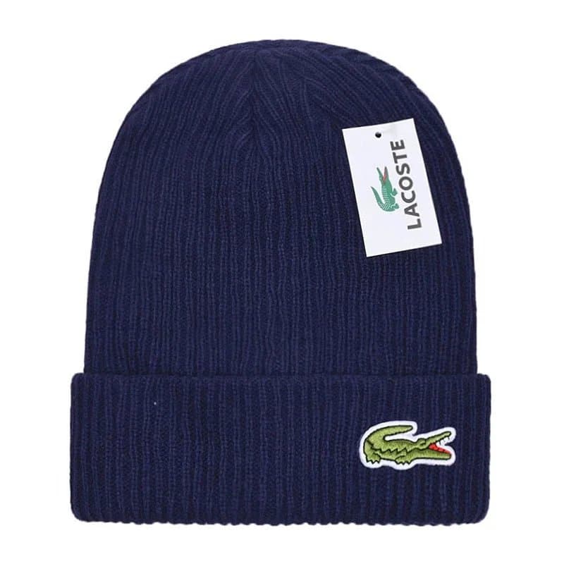 Moncler Ribbed Beanie Shield Patch — 09