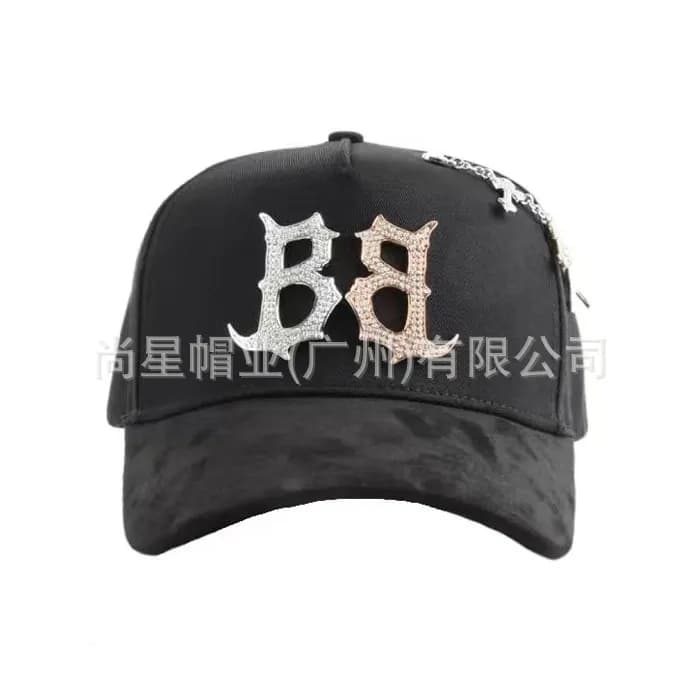 Balenciaga Baseball Cap Crystal BB Logo