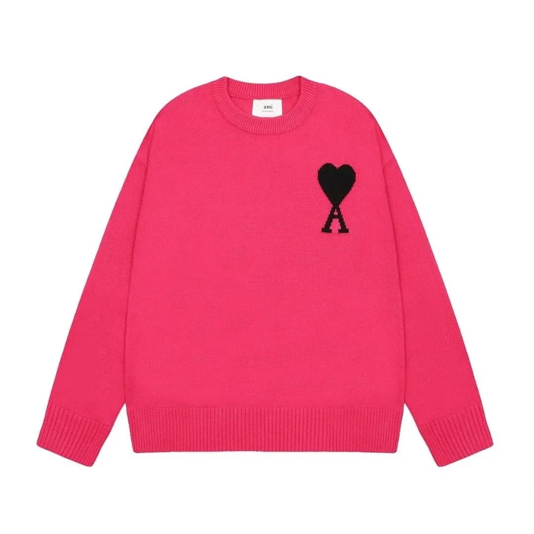 AMI Paris Cardigan Heart Logo — 22
