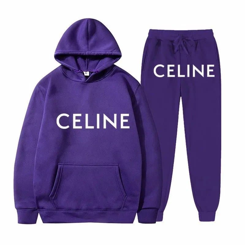 Celine Logo Joggers White Logo — 13