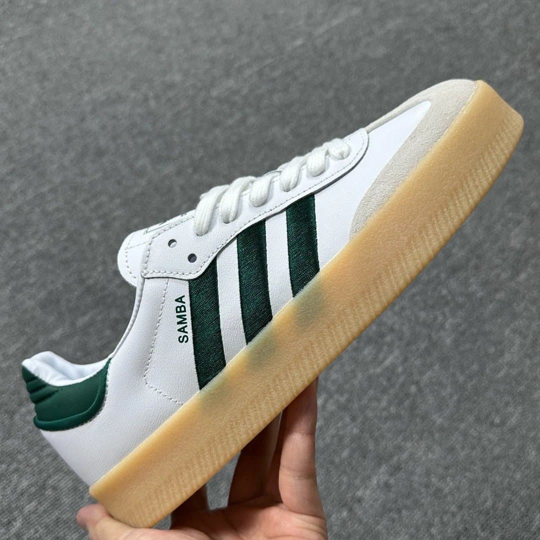 Adidas Samba Leopard Print — 二代白绿IF0440