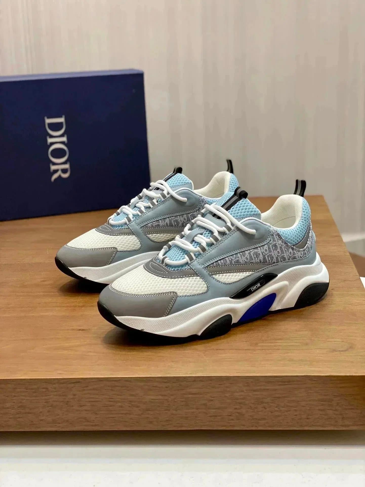Dior B22 Sneaker Black Grey — 081202244