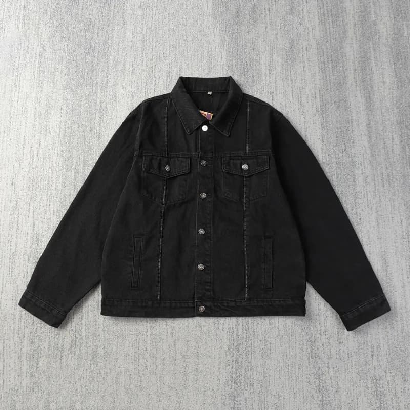 Trucker Jacket Black Wash