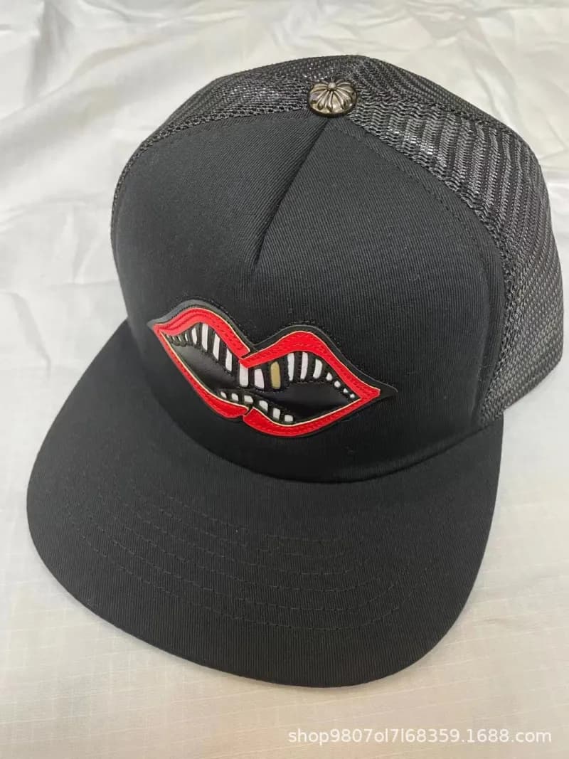 Chrome Hearts Trucker Cap Lips Patch
