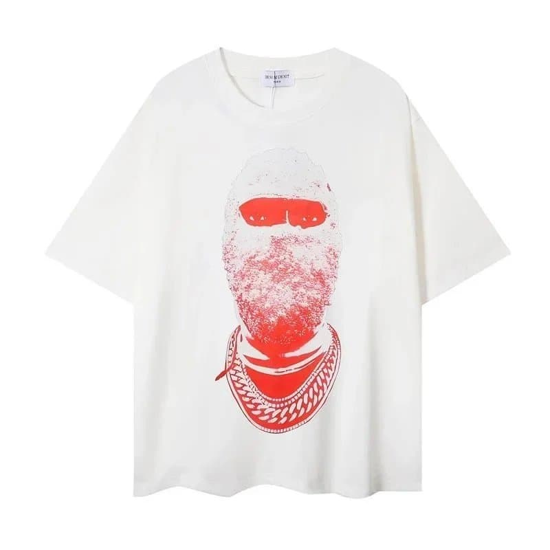 Sacai Graphic Tee Balaclava Print