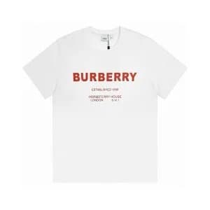Burberry Graphic T-Shirt Logo Print