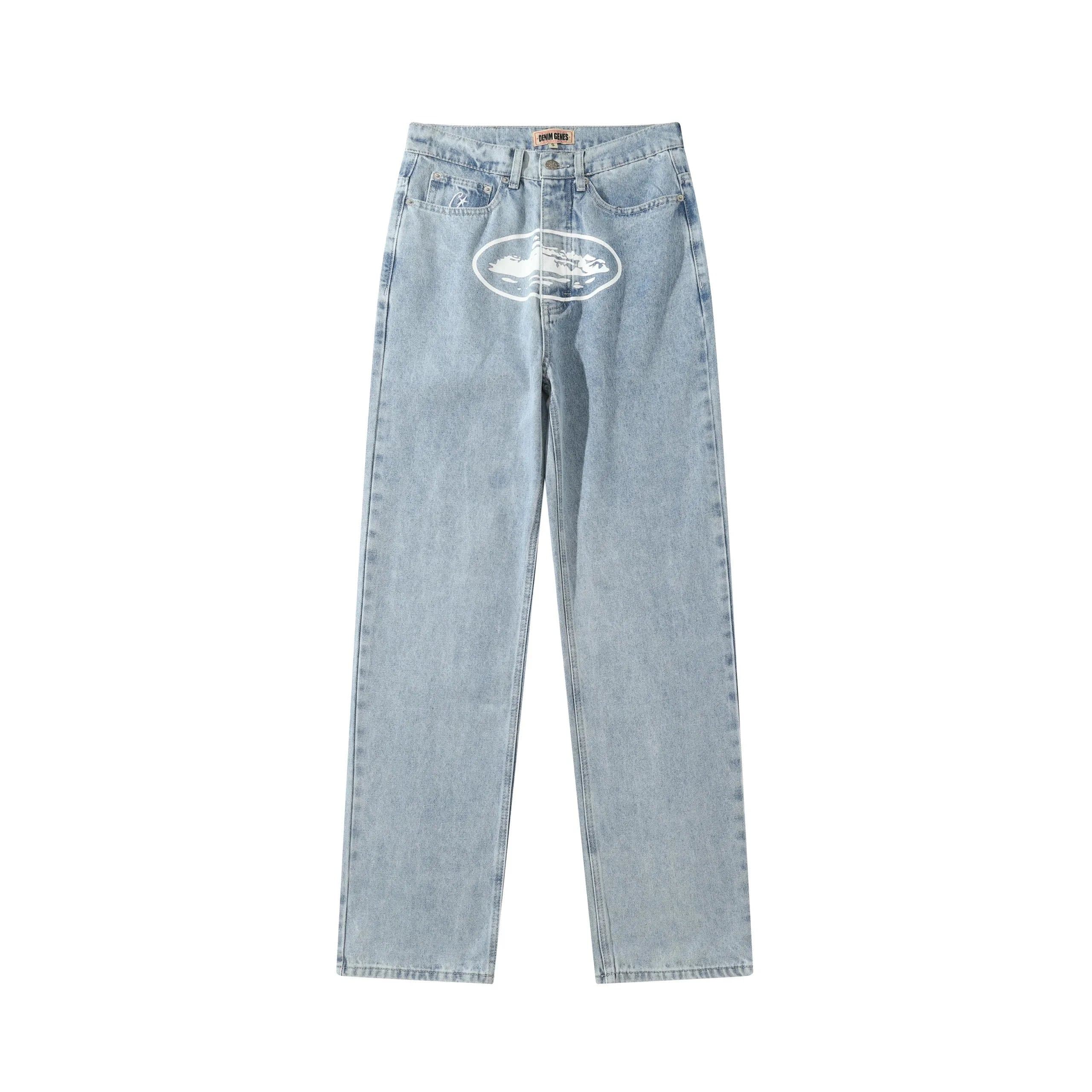 Denim Tears Straight Fit Jeans Mountain Logo