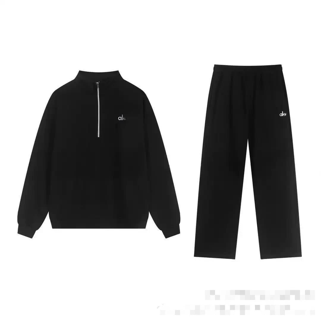 Calvin Klein Half-Zip Sweatshirt and Joggers Set CK Logo