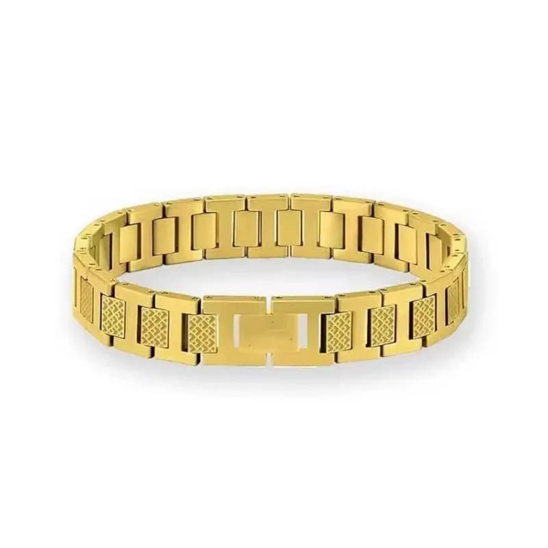 Chrome Hearts Link Bracelet Textured Link