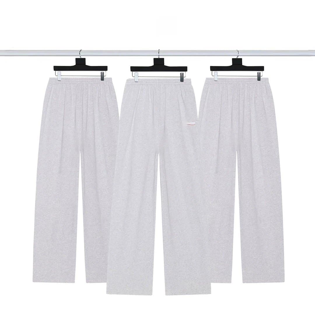 Balenciaga Wide-leg Sweatpants Heather Grey