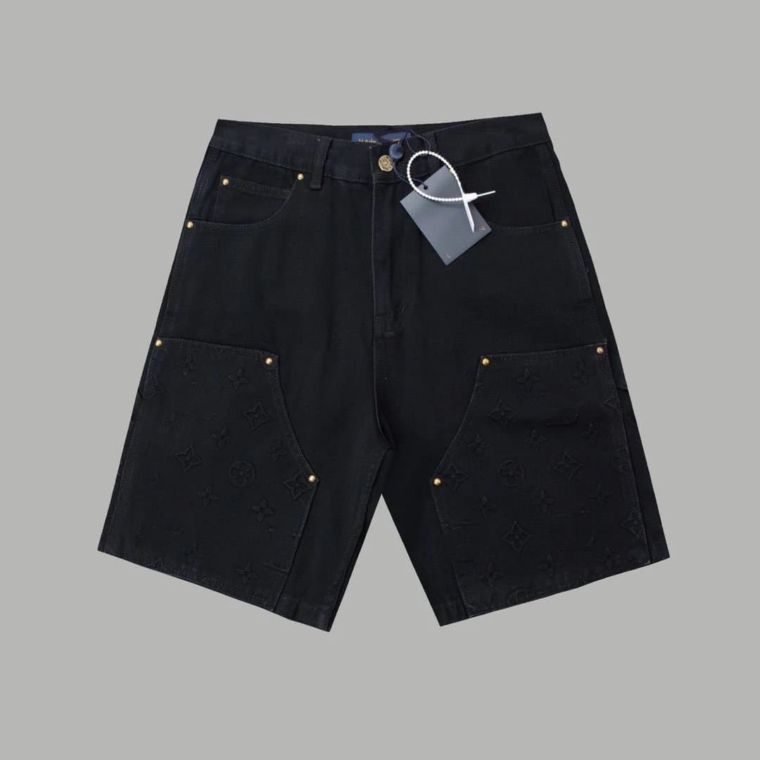 Louis Vuitton Monogram Cargo Shorts Embossed LV Pattern