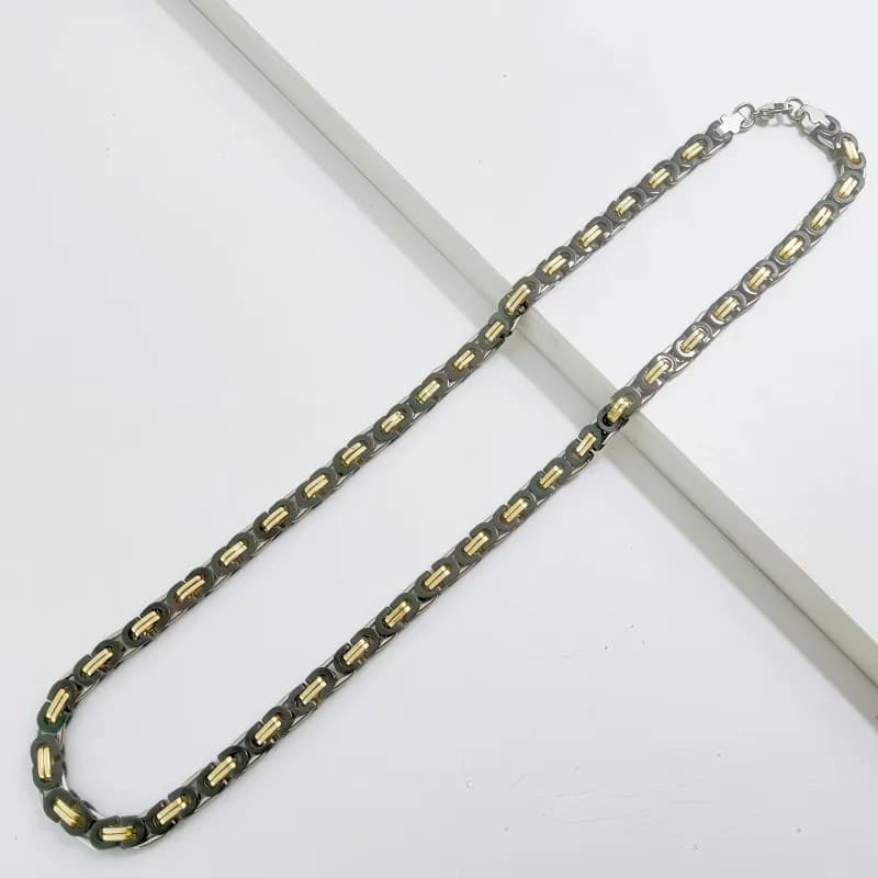 Chrome Hearts Chain Necklace Two-Tone Link