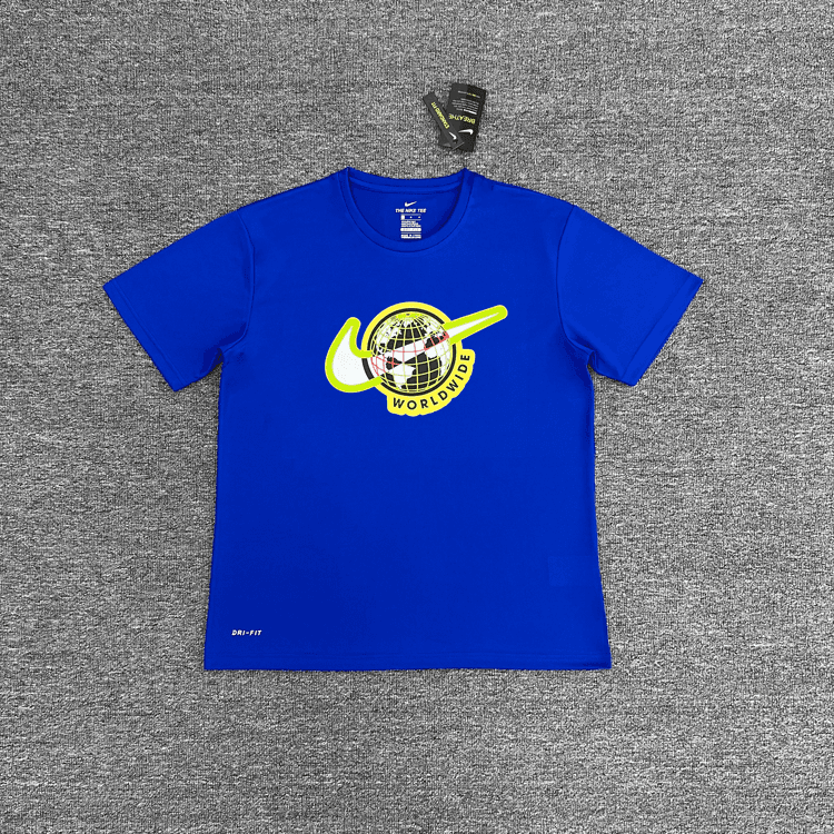 Nike Just Do It Tee Alien Logo — 环保地球（蓝色）速干