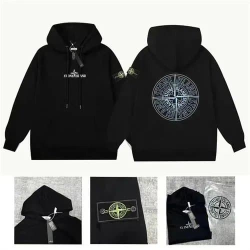 Stone Island Crewneck Sweatshirt Solid Color — STD-01