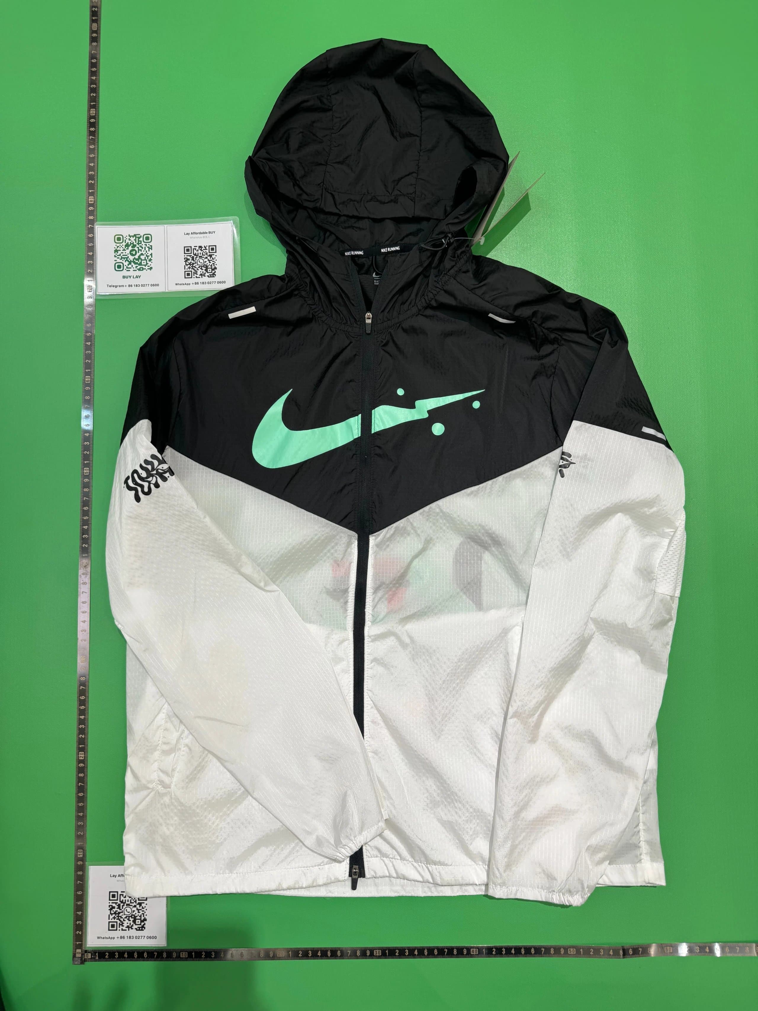 Nike Windrunner Jacket Black/White/Mint Swoosh