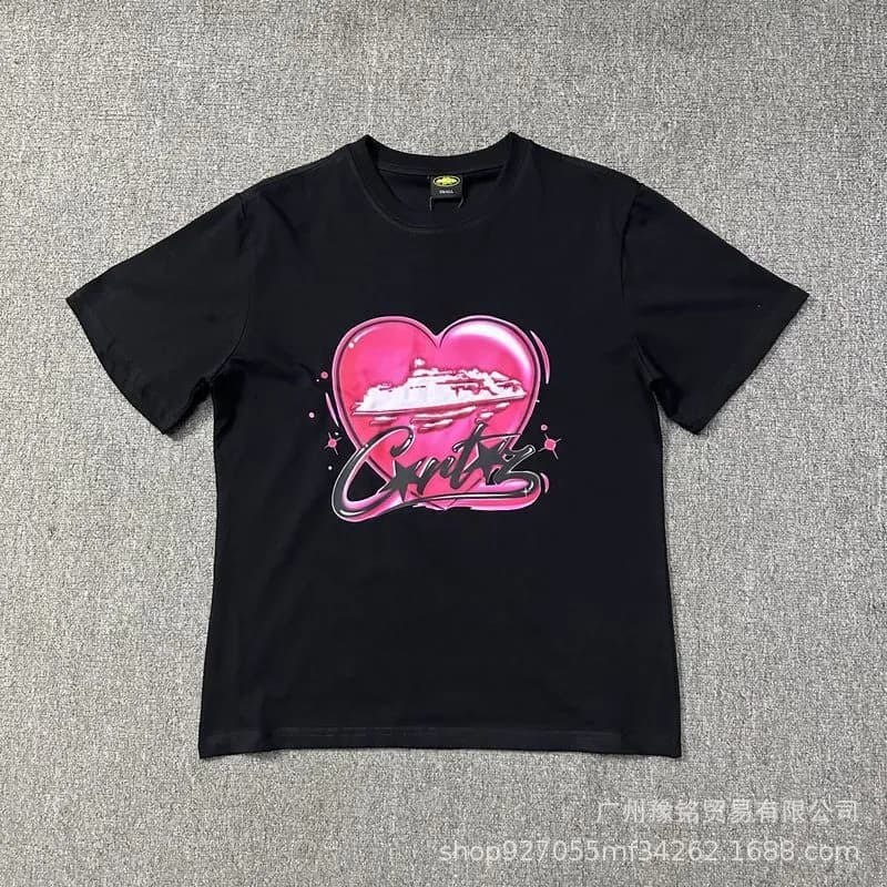 Graphic Tee Corteiz Script Logo — Style 12