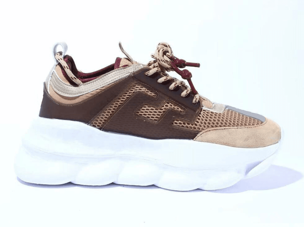 Versace Chain Reaction Brown Mesh
