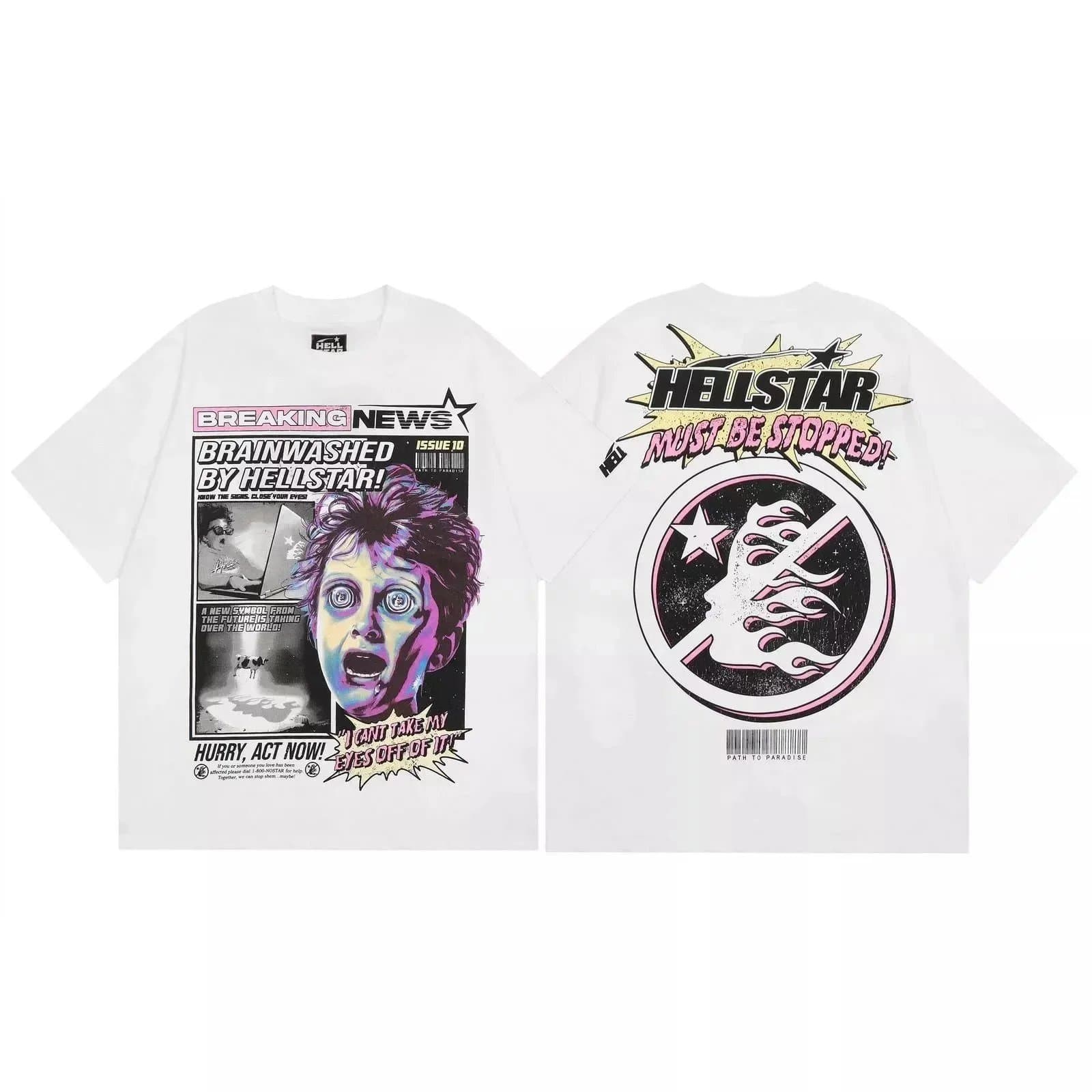 Hellstar Breaking News Tee Brainwashed Print