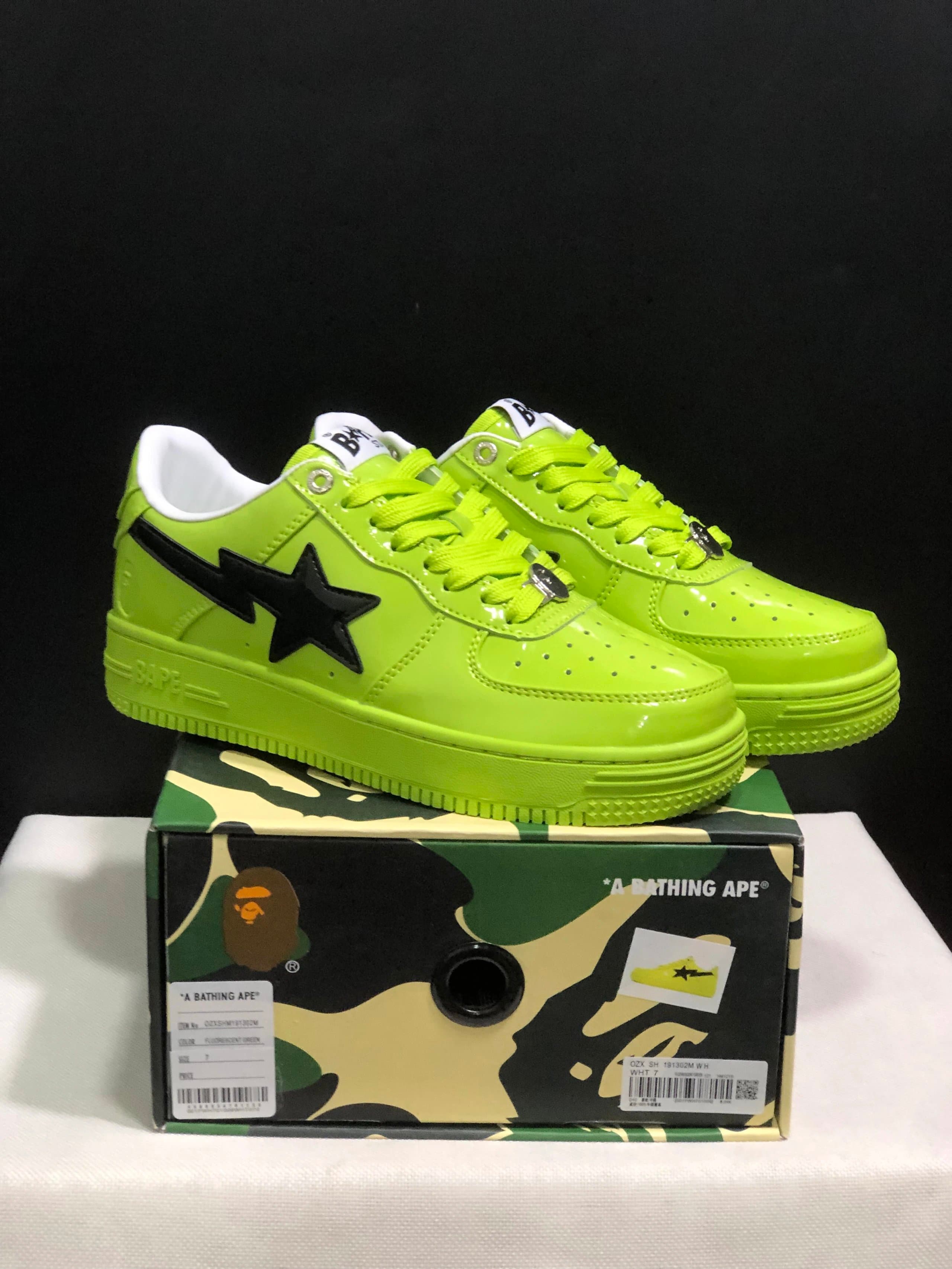 Bape Sta Fluorescent Green