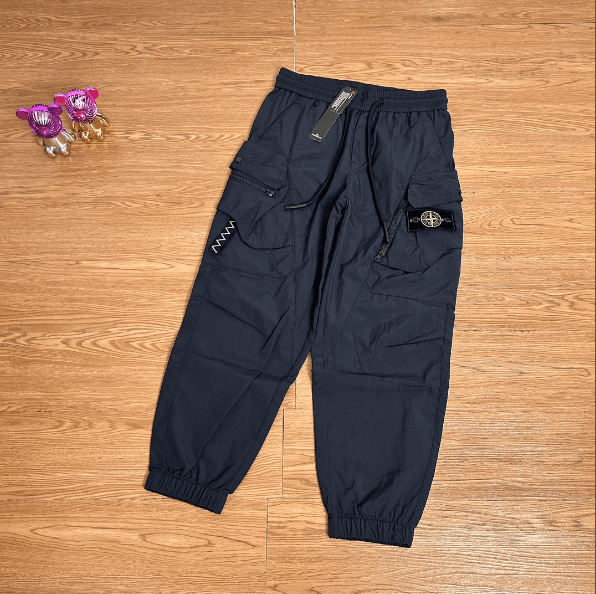 Stone Island Cargo Joggers Navy with Compass Patch