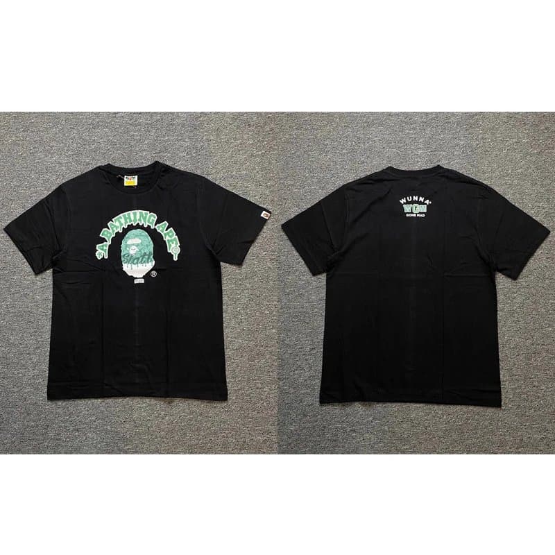 BAPE Short-Sleeve Tee A Bathing Ape x Wunna
