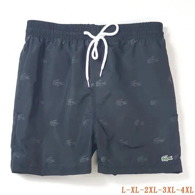 Lacoste Swim Shorts Striped — L09黑色