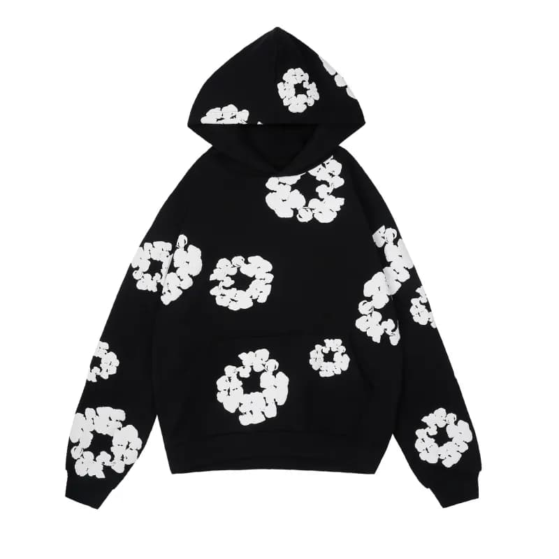 Balenciaga Hooded Sweatshirt Floral Print