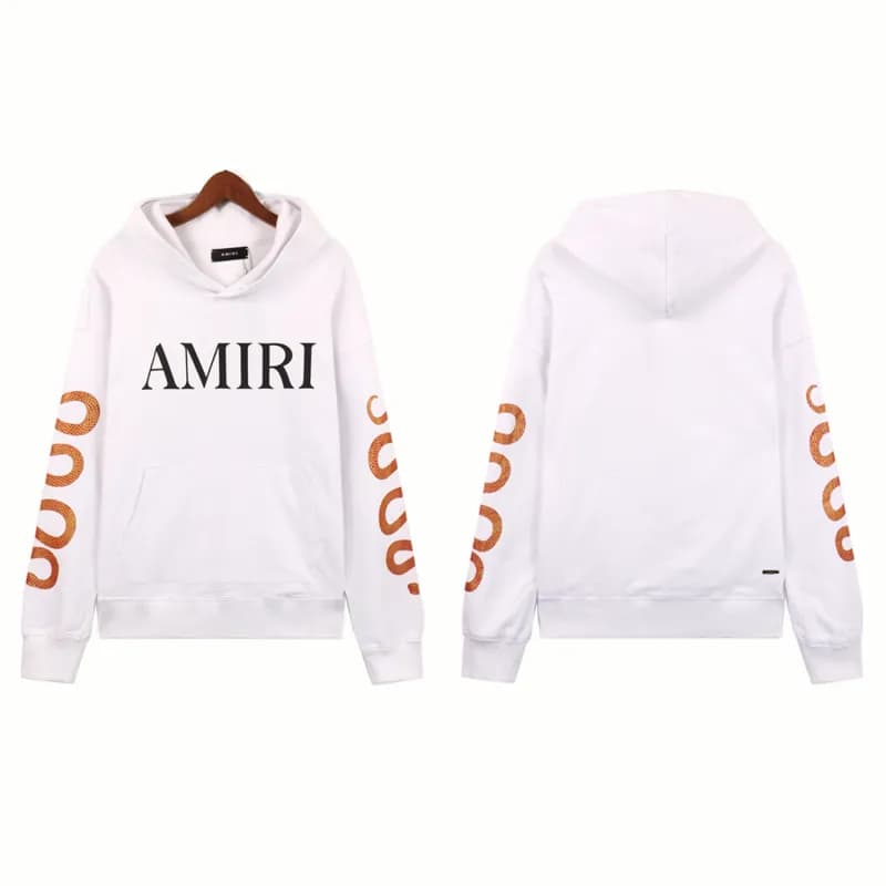 Amiri Hooded Sweatshirt Logo Sleeve