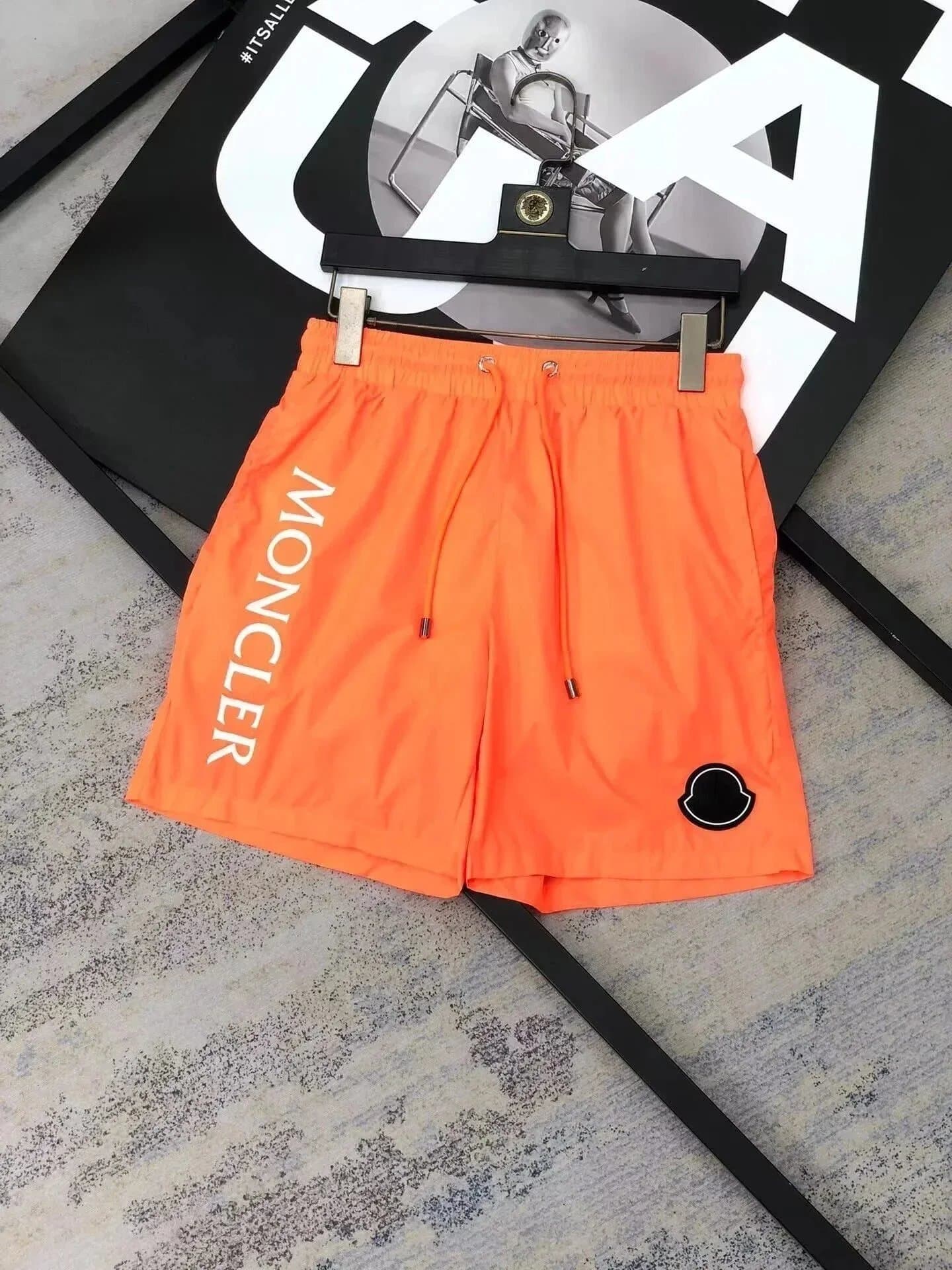 Moncler Logo-Print Shorts Side Logo — TH0201150375