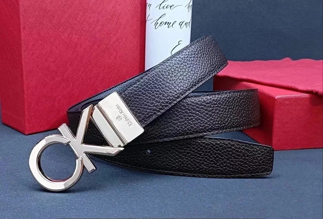 Calvin Klein CK Logo Belt Monogram Buckle — 26