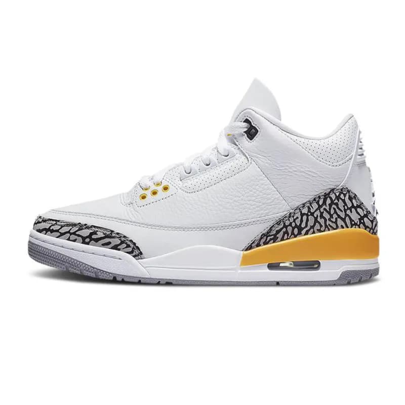 Air Jordan 3 White Cement Yellow