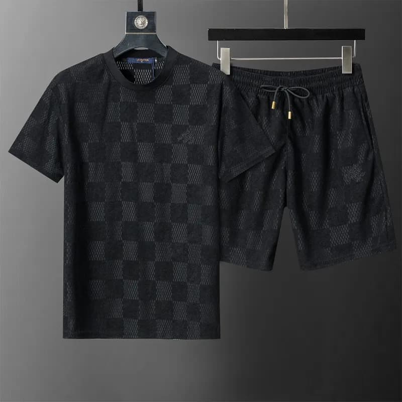 Versace Logo-Print Set Monogram Jacquard — 6633黑色