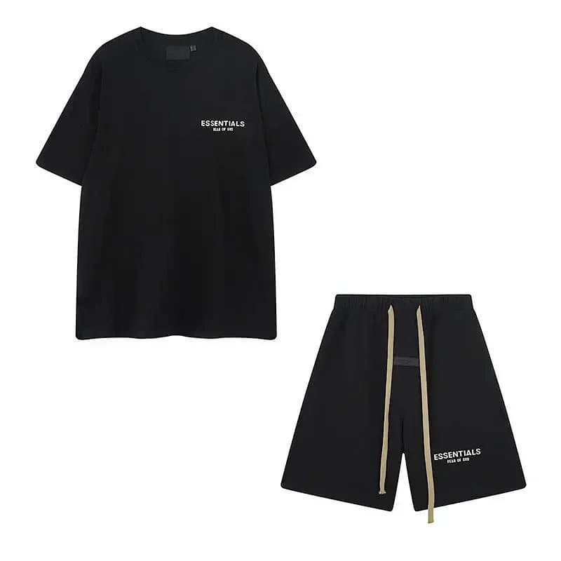 Fear of God Essentials Essentials Tee Embroidered Logo — Essentials Set -2