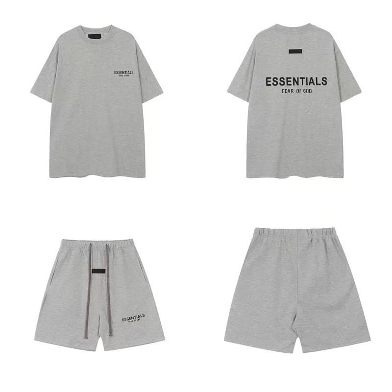 Hellstar Flame Graphic Set Washed Grey — 2526  套装 浅灰色