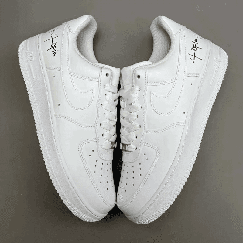Nike Dunk Low Retro White Purple — New X · AF1 x TS印花联名纯白 · Please leave a note about the size留言备注尺码