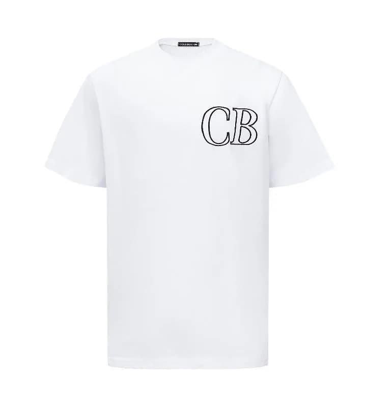 Cole Buxton Signature Tee CB Logo — C10 White