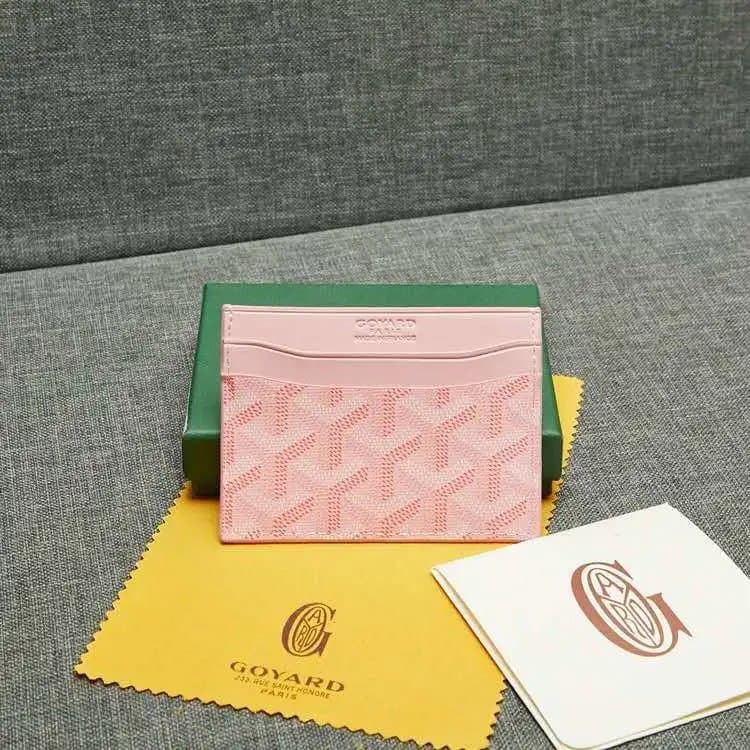 Goyard Card Holder Goyardine Canvas