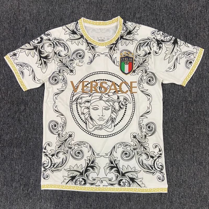 Versace Medusa Graphic Tee Baroque Print