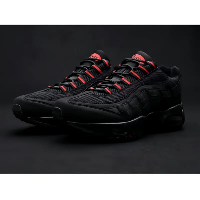 Nike Air Max 95 Silver Bullet — 95款--36-46--黑红鞋带