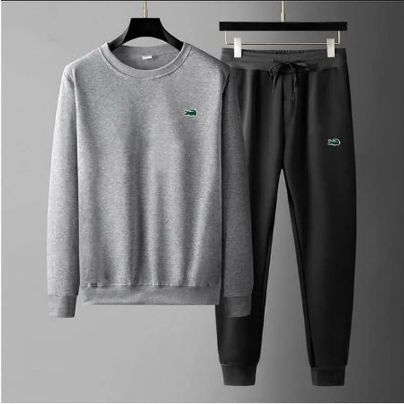 Lacoste Crewneck Sweatshirt & Joggers Set Two-Piece Lounge Set