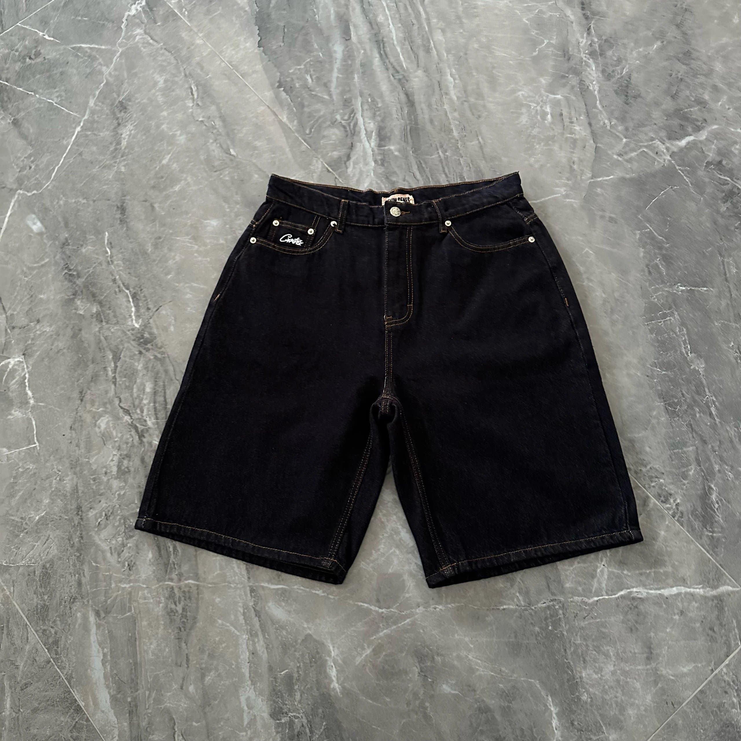 Carhartt Denim Shorts Black Wash