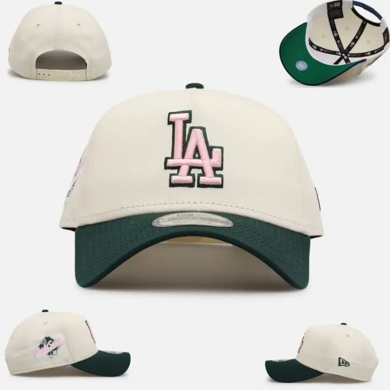 New Era × MLB 9FIFTY Snapback LA Dodgers Pink Logo