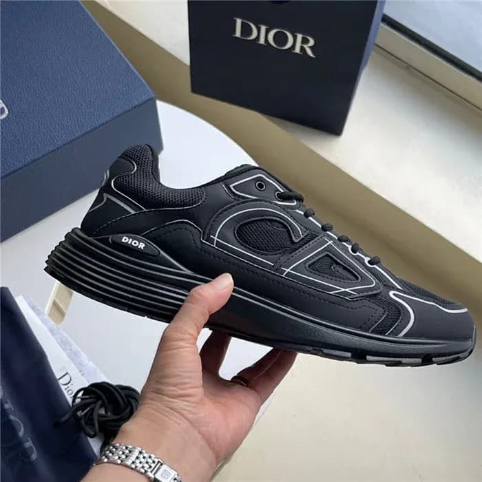 Dior B22 Sneaker Monogram Mesh — 1 黑