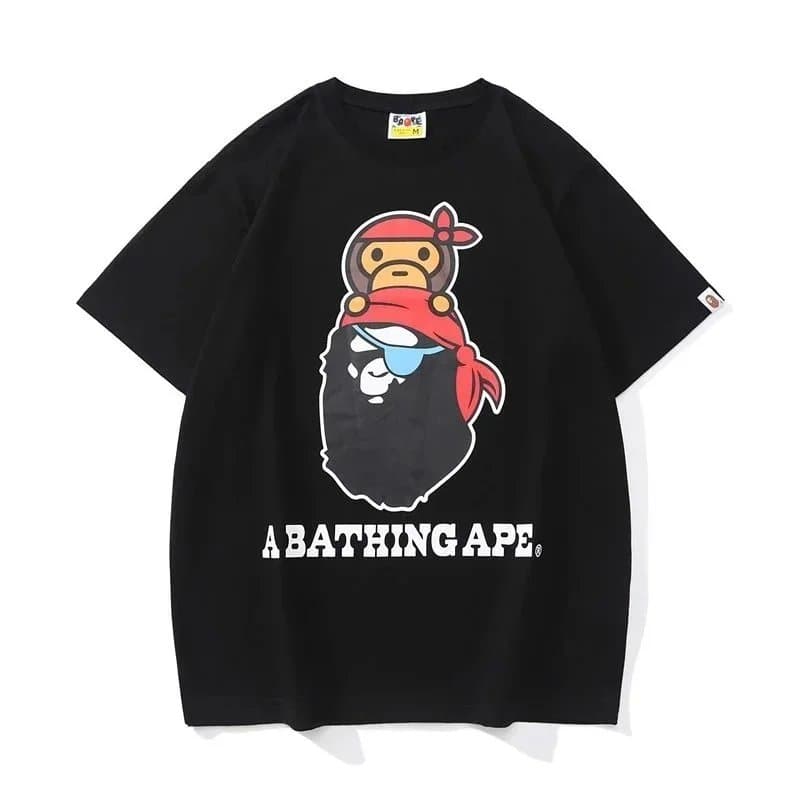 BAPE Ape Head Tee Sticker Collage — 24黑色