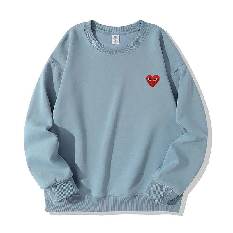 Comme des Garçons Crewneck Sweatshirt Heart Logo — 5