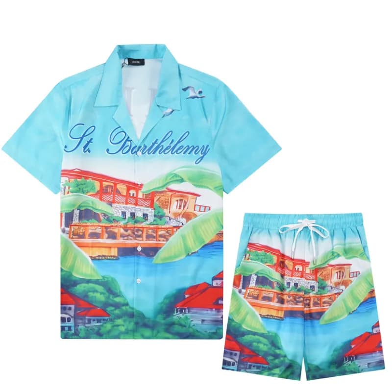 Amiri St. Barthélemy Set Tropical Print