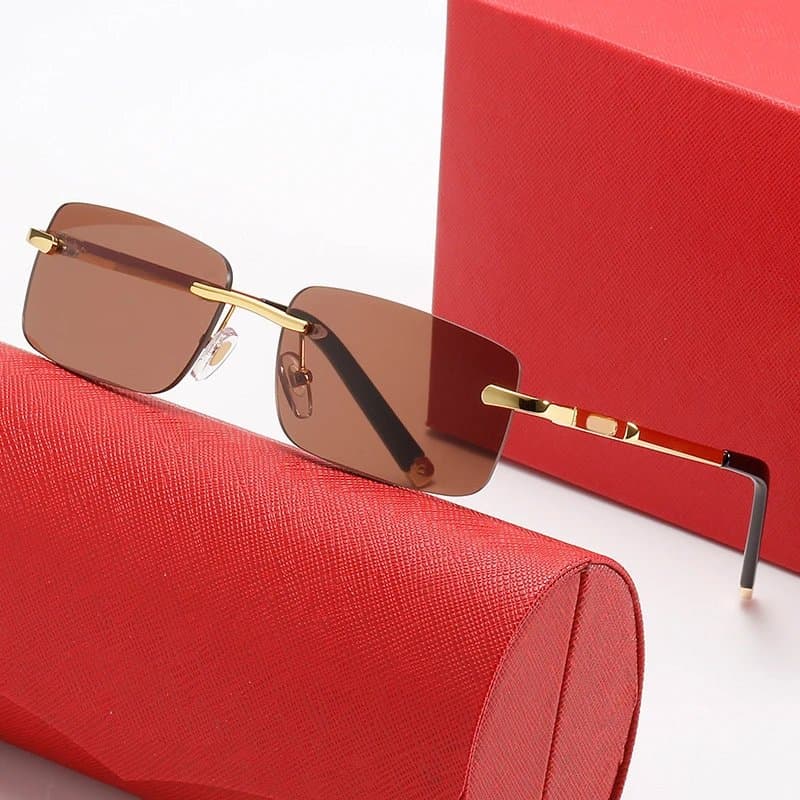 Cartier Sunglasses Rimless Square