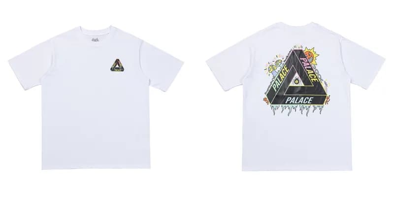 Palace Triangle Tee Dripping Triangle Print