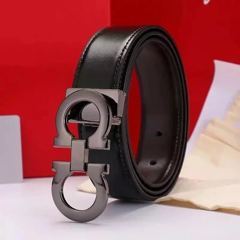 Ferragamo Gancini Belt Classic Gancini Buckle